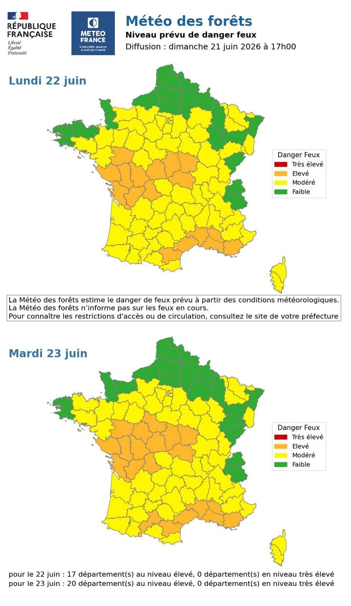 Capture écran MétéoFrance