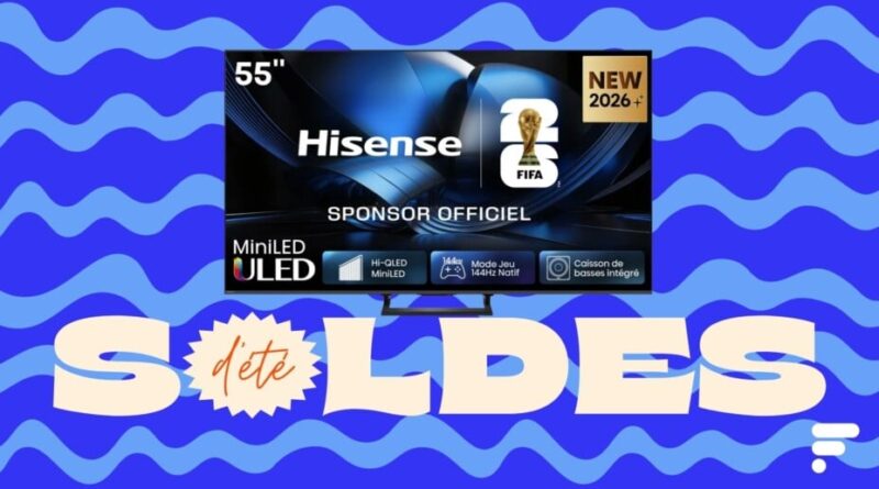 Ce TV MiniLED 55″ 144 Hz à moins de 500 € est essentiel pour la Coupe du Monde.