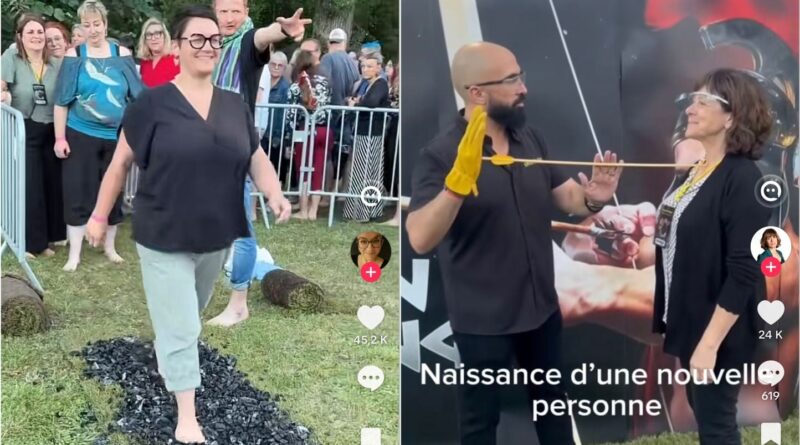 «Certaines limites sont mentales : les vidéos de femmes sur des braises»