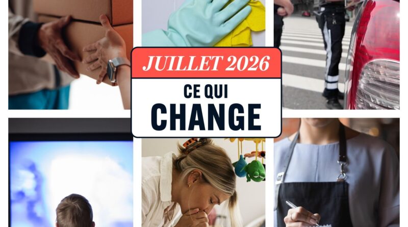 Changements majeurs au 1er juillet 2026 : Titres-services, amendes, flexi-jobs.