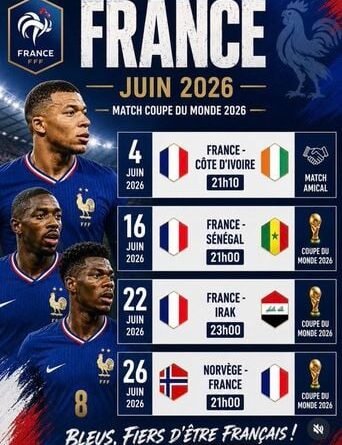 Coupe du monde 2026 : Calendrier complet à télécharger en PDF