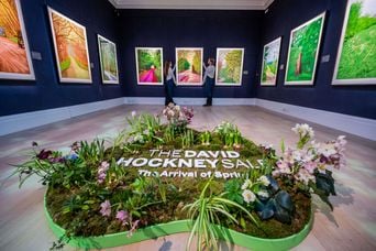 David Hockney, le peintre qui ne quitte pas son iPad.