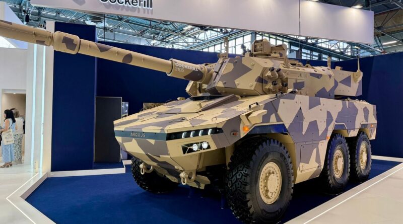 Défense : Présentation du Fenris, nouveau blindé de combat à Eurosatory.