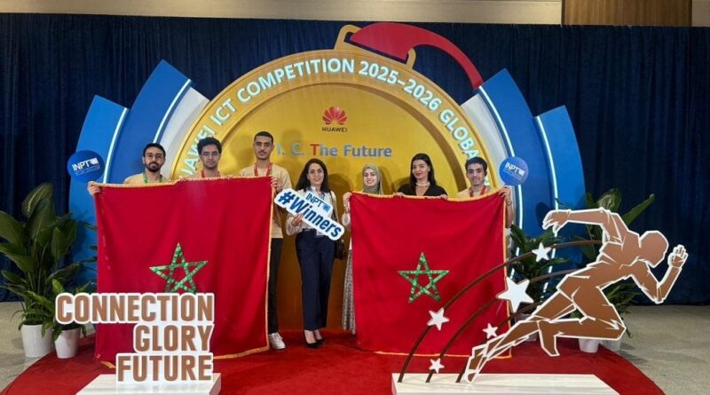Deux équipes de l'INPT récompensées à la finale Huawei ICT Competition 2026