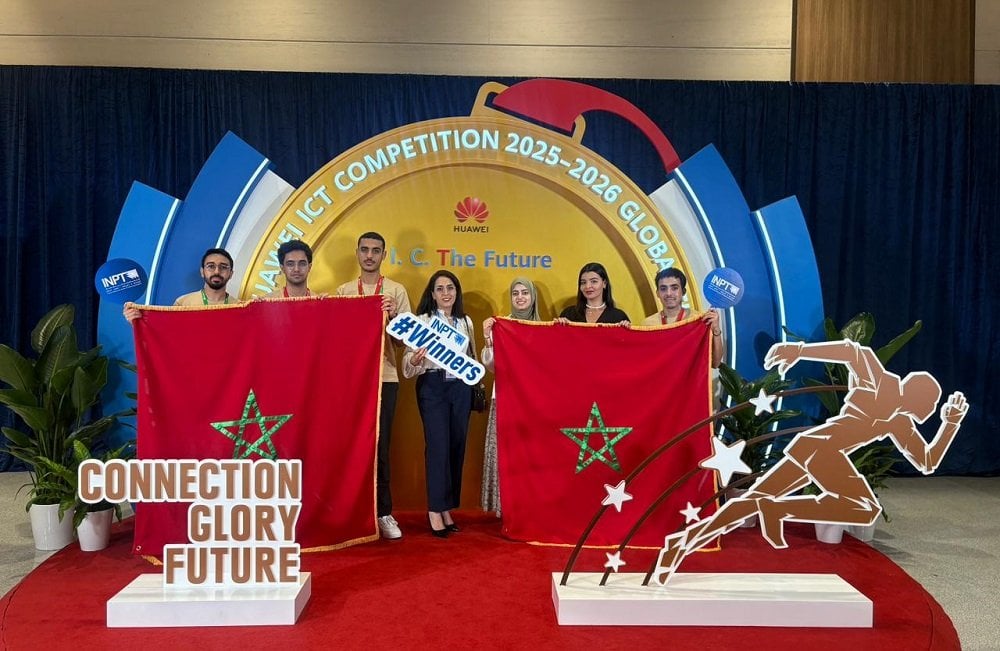 Deux équipes de l'INPT récompensées à la finale Huawei ICT Competition 2026