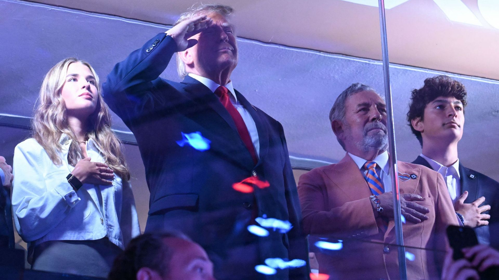 Donald Trump hué avant la finale NBA au Madison Square Garden de New York