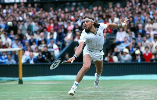 Björn Borg à Wimbledon 1981.