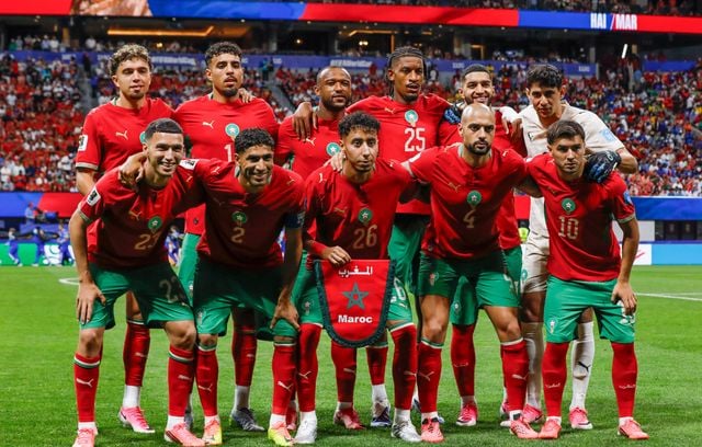 Le onze de départ du Maroc avant le match contre Haïti pour la Coupe du monde.