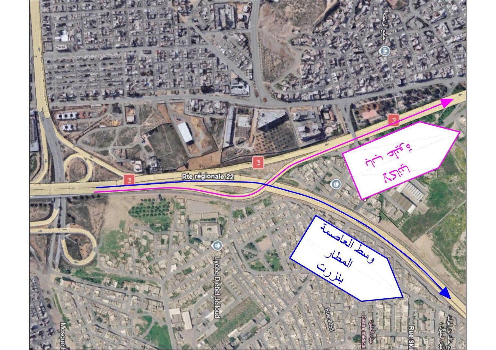 Entrée sud de Tunis : nouvelles déviations de circulation à surveiller