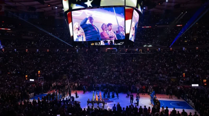 Etats-Unis : Trump à New York juge les huées comme encouragements avant la finale NBA