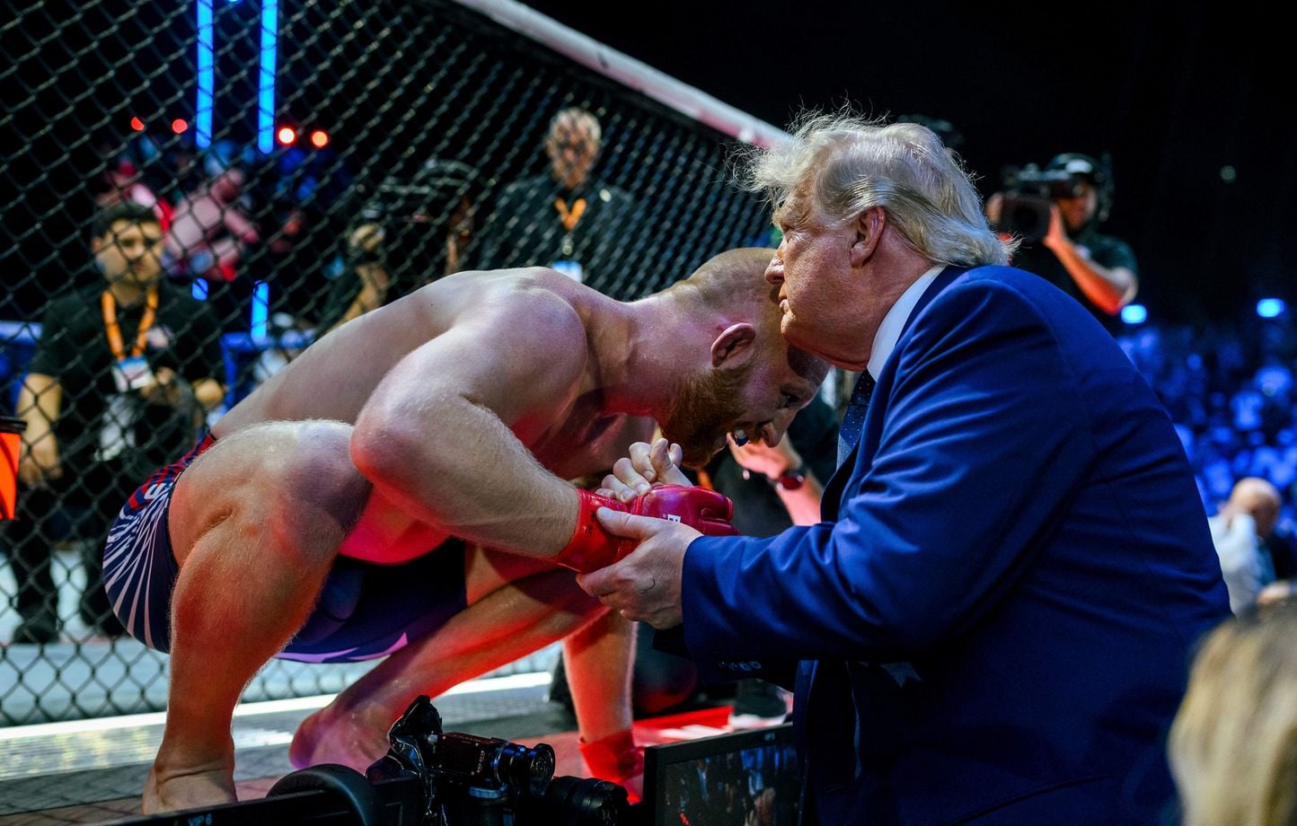 Etats-Unis : Une « menace potentielle » déjouée au show de MMA pour Trump.