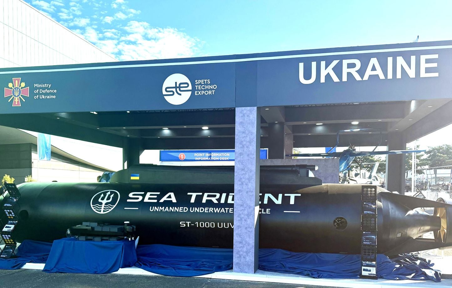 Eurosatory : Le drone sous-marin ukrainien « Sea Trident » en kamikaze