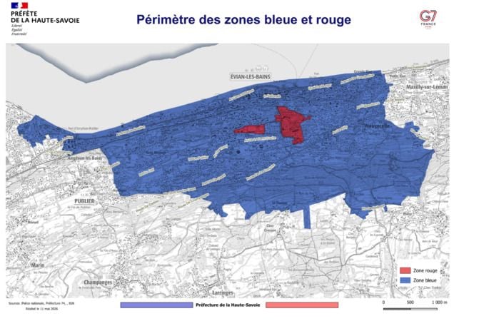 Pour pouvoir entrer ou traverser Évian-les-Bains, il est nécessaire d'avoir un pass.