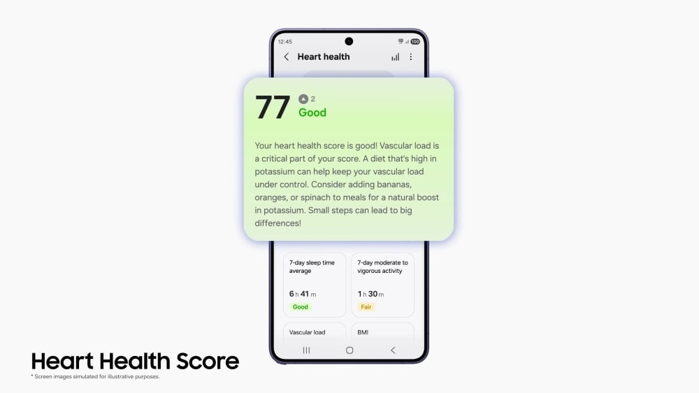 Les conseils IA de Samsung Health