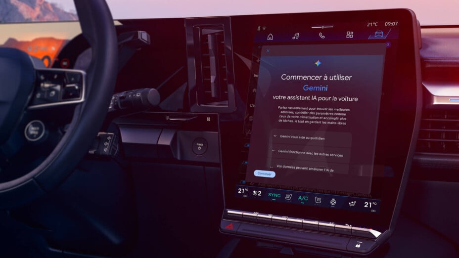 Google Gemini arrive dans les Renault : changements et avantages sur Android Auto.