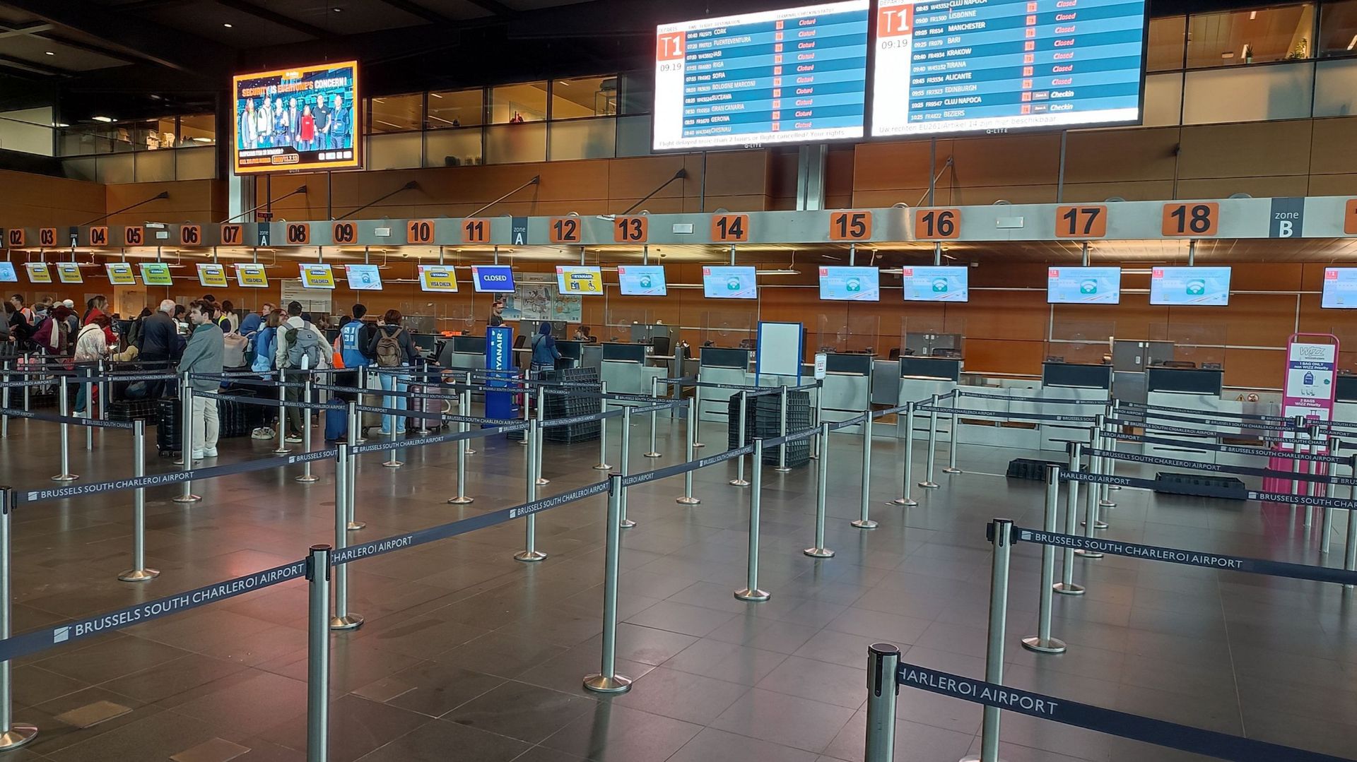 Grève des contrôleurs aériens de Skeyes : normalité mercredi à Charleroi