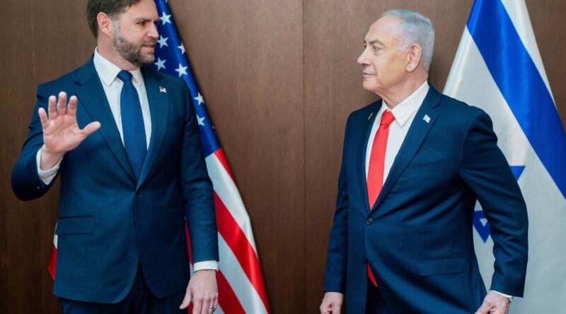 Guerre au Moyen-Orient : JD Vance met en cause Netanyahou et ses « erreurs »