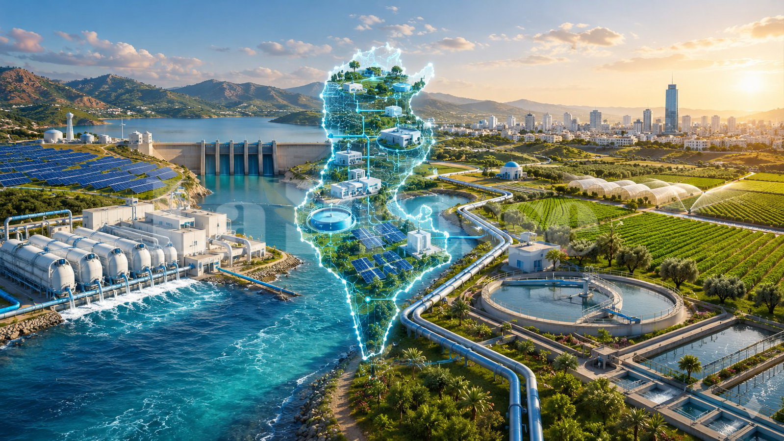 Investissements de 74 milliards de dinars pour la gestion de l'eau d'ici 2050.