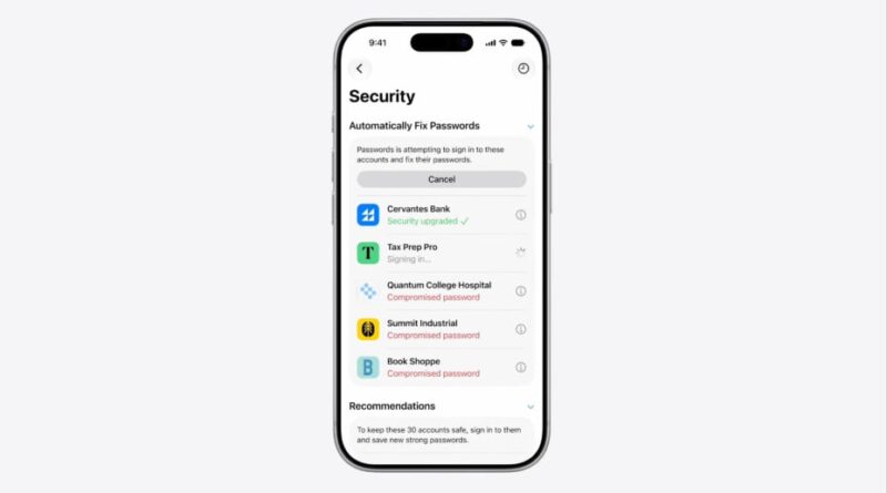 iOS 27 : l’iPhone ne modifie pas vos mots de passe faibles sur les sites