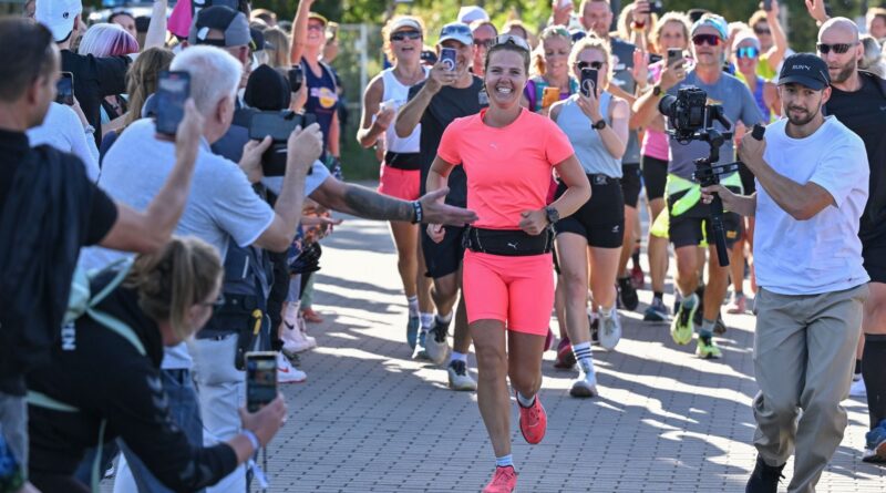 Joyce Hübner bat un record belge avec 367 marathons en 367 jours.