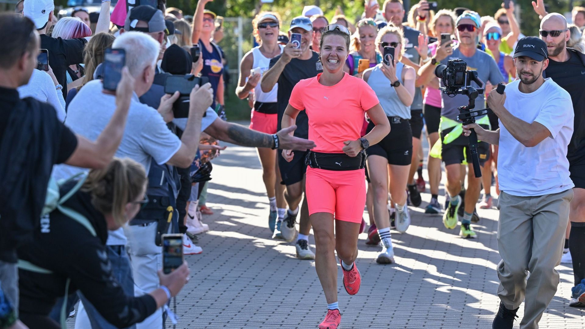 Joyce Hübner bat un record belge avec 367 marathons en 367 jours.
