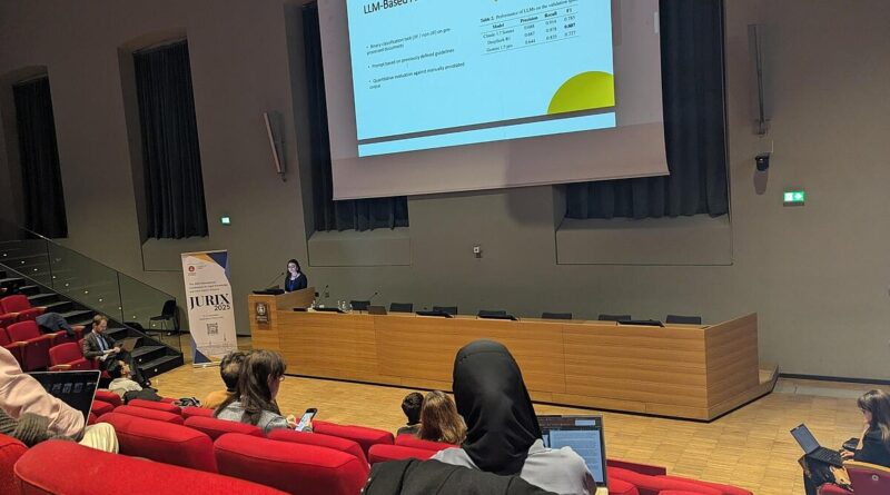 JURIX 2025 : recherche HES-SO sur l'IA et le droit à Turin