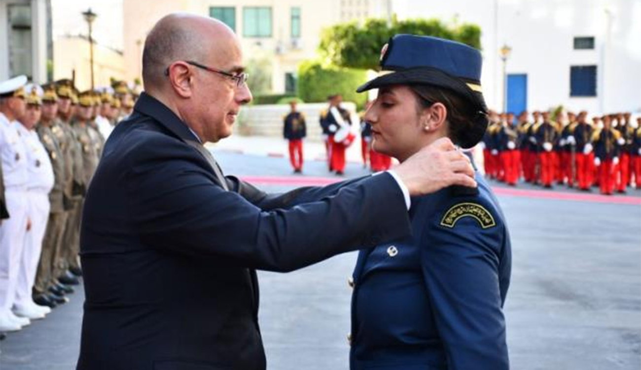 Khaled Sehili préside une cérémonie de promotion au ministère de la Défense.