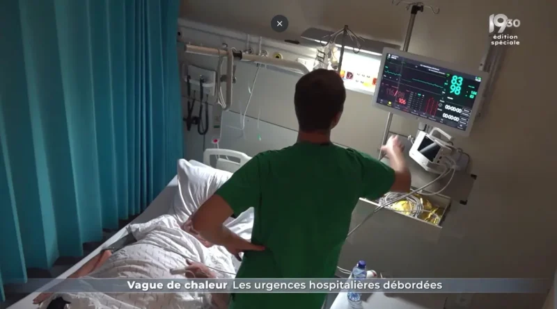 La vague de chaleur surcharge les urgences : "le personnel est sous tension"