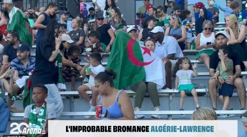 L'Algérie séduit les Américains de Lawrence, apprenant l'hymne national.