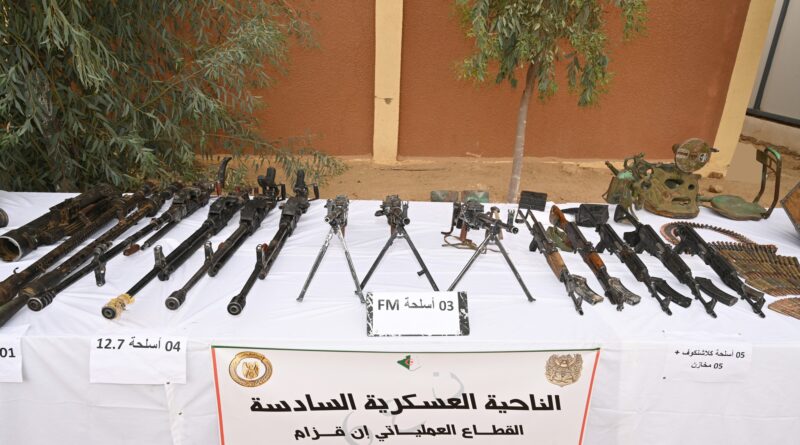 L’ANP saisit un important lot d’armes de guerre : DUSHKA, RPG-7, FMPK.