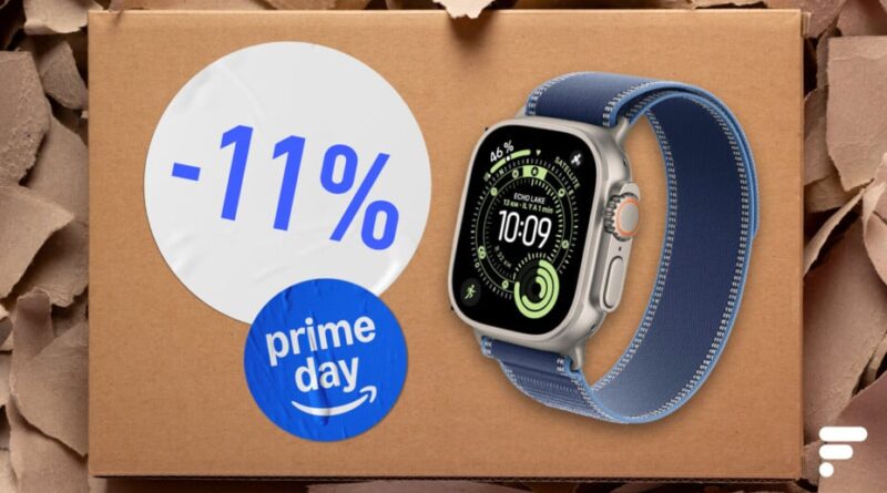 L’Apple Watch Ultra 3 ne coûte plus que cent euros pendant le Prime Day.