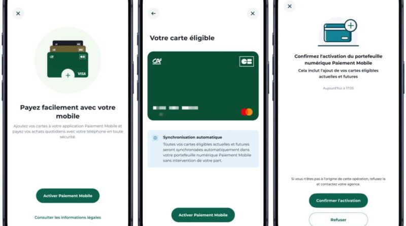 L'application du Crédit Agricole remplace Apple Pay sur iPhone.