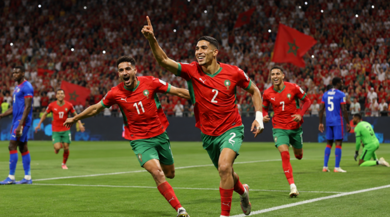 Le Maroc ne bat pas Haïti (4-2) et accède aux seizièmes de finale.