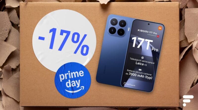 Le prix du Xiaomi 17T Pro baisse de 150 € pour le Prime Day.
