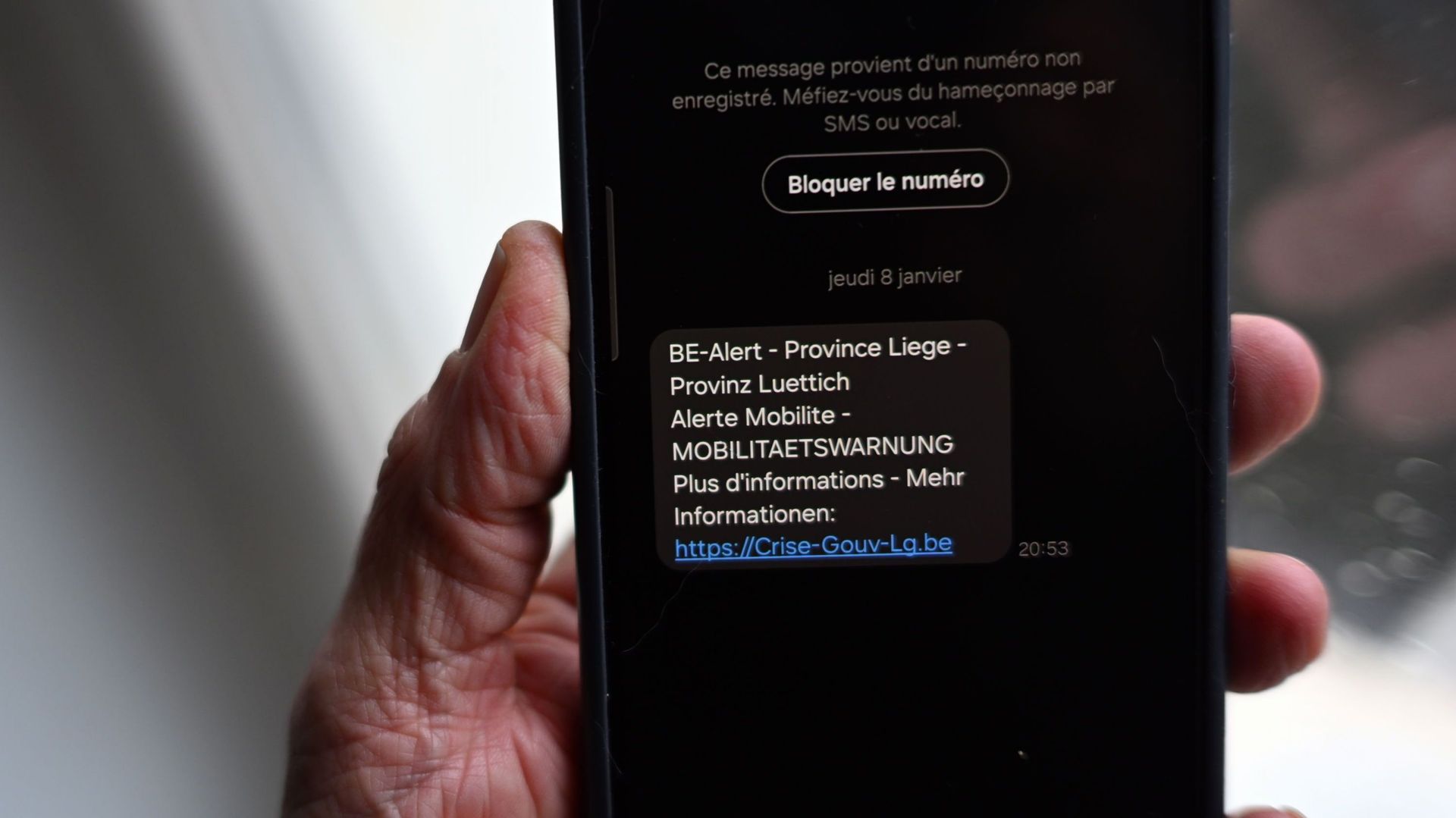 Les mails de BE-Alert de vendredi bloqués plusieurs heures par les fournisseurs.