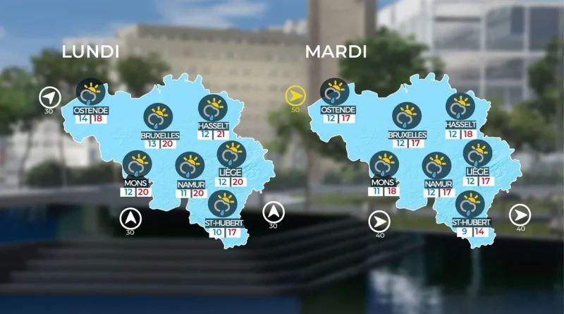 Météo en Belgique : un temps variable et venteux prévu