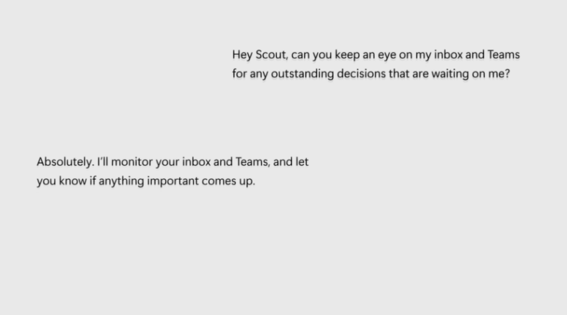 Microsoft présente Scout, un assistant IA qui ne nécessite pas d’intervention humaine.