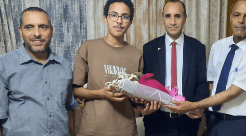 Mohamed Ouertani, meilleur au bac technique, remercie son père