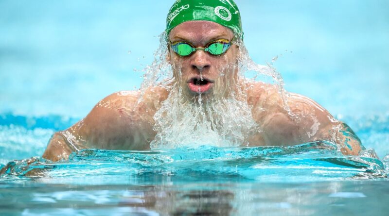 Natation : Léon Marchand réalise le 5e temps historique au 400 m quatre nages en France