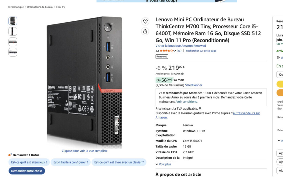 Raspberry Pi 5 16 Go à près de 300 € : un mini PC plus astucieux.