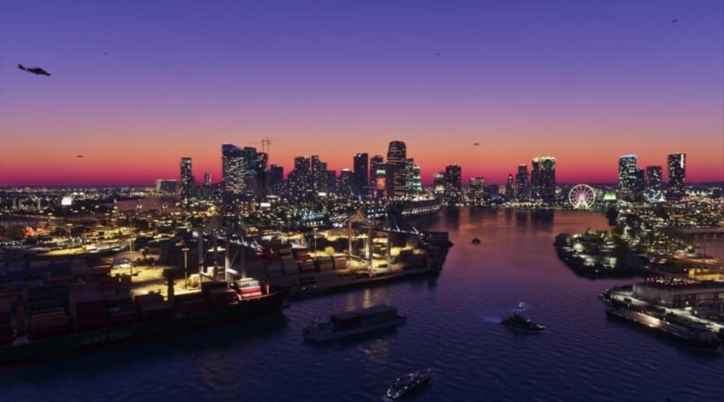 Rockstar présente une image inédite de GTA 6, aperçu de Vice City.