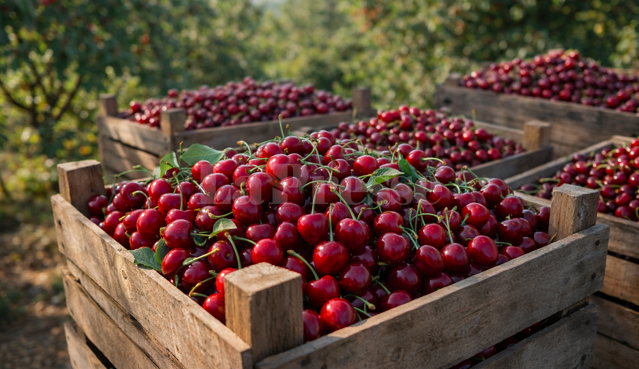 Siliana : production record de cerises à 2023