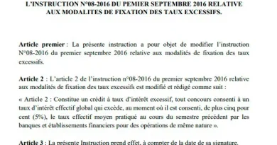 Taux d'intérêts des crédits : La Banque d'Algérie fixe sa limite.