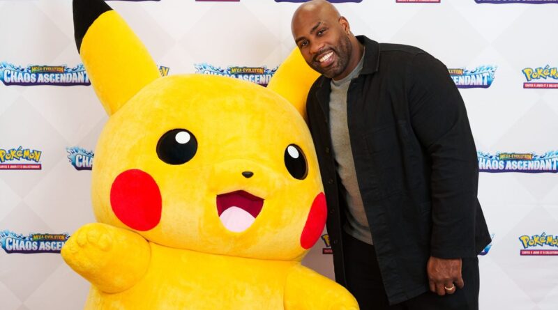Teddy Riner, fan de Pokémon, unit sa famille.