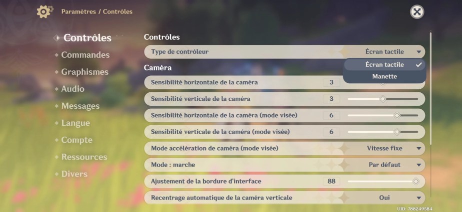 Capture d'écran Genshin Impact