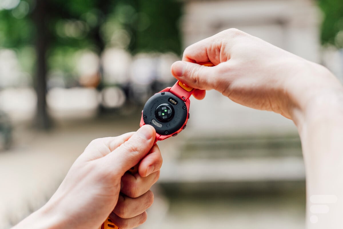 Le capteur cardio de la Garmin Forerunner 170