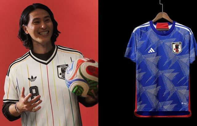 Les maillots du Japon sont souvent les plus beaux du tournoi.