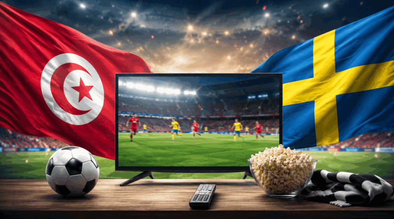 Tunisie–Suède : comment suivre le match du Mondial 2026 en direct ?