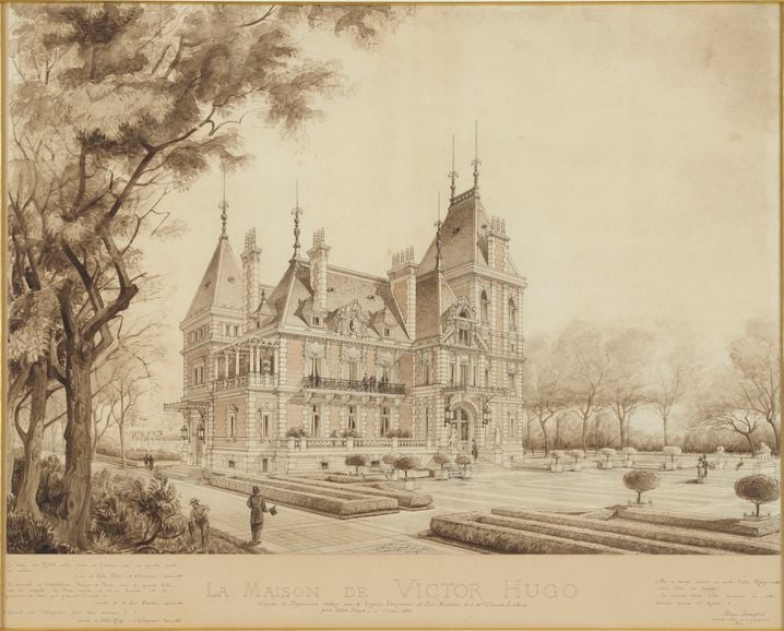 Par l'architecte Philippe Leidenfrost, la maison que Victor Hugo rêvait de se faire construire à la fin de sa vie