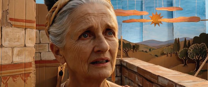 Les décors du film «Oedipus King of Ai» relèvent d'un parti-pris esthétique et créatif que Stéphane Lévy n'a pas voulud éléguer à l'IA.